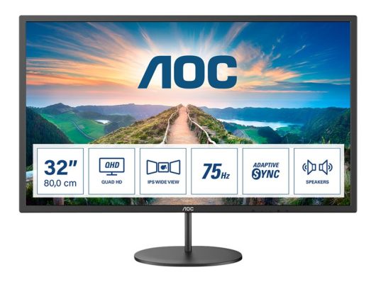 AOC 31.5" 75Hz IPS Desktop Monitor | Q32V4