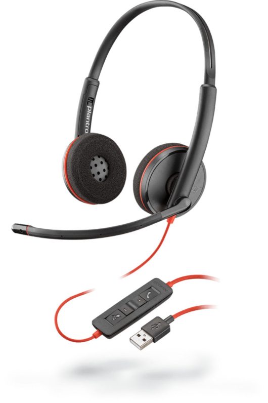 Poly Blackwire C3220 Wired Black Headset
