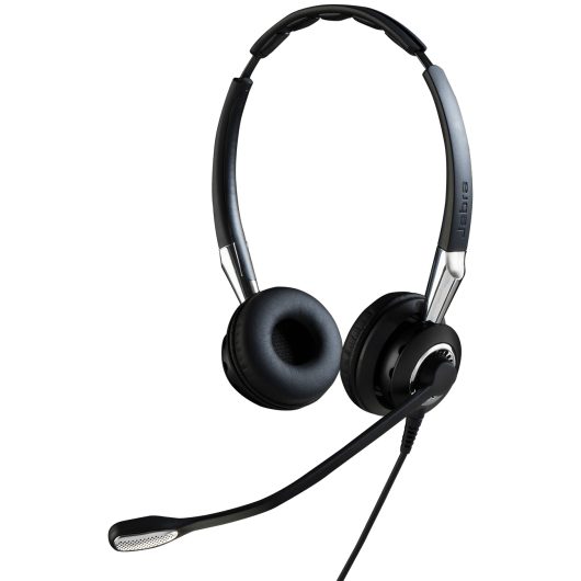 Jabra BIZ 2400 II Duo USB Corded Headset for Voice or Video Conferencing