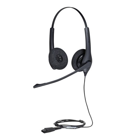 Jabra BIZ 1500 Duo Wired Headset - Quick Disconnect