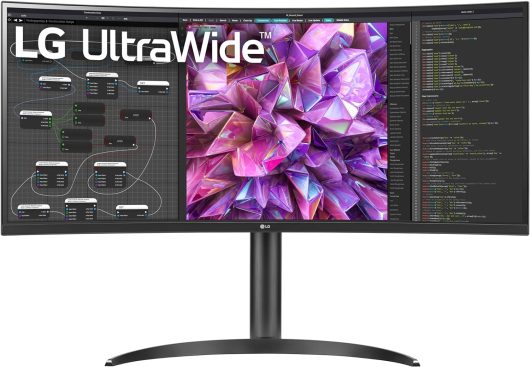 LG 34" Curved UltraWide™ 60Hz QHD Monitor | 34WQ75C-B
