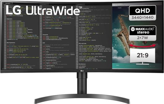 LG 35" UltraWide™ QHD HDR VA Curved Monitor | 35WN75CP-B