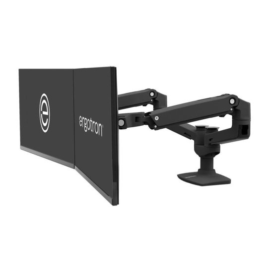 Ergotron 27" LX Dual/Multi LCD Monitor Arm Black | 45-245-224