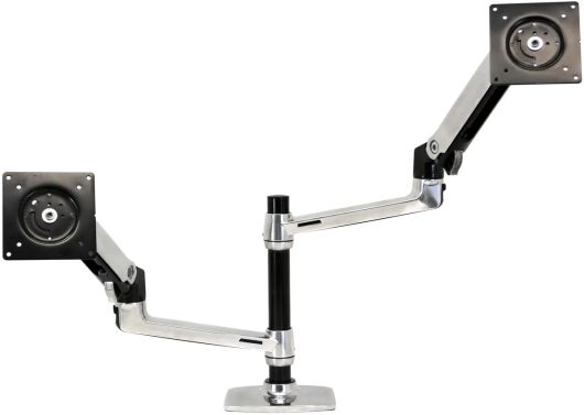 Ergotron 24" LX Dual LCD Stacking Arm Desk Mount | 45-248-026