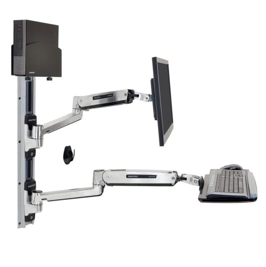 Ergotron 20" LX Sit-Stand Wall Mount System | 45-359-026