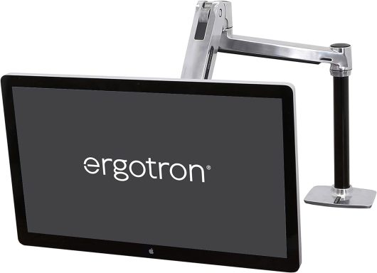 Ergotron 42" LX Sit-Stand Desk Mount LCD Arm | 45-360-026