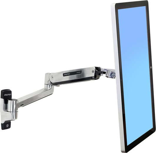 Ergotron 46" LX HD Sit-Stand Wall Mount - 45-383-026