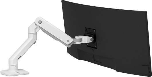 Ergotron 42" HX LCD Arm Sit-Stand Desk Mount White | 45-475-216