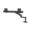 Ergotron 40" LX Dual LCD Stacking Arm Tall Pole Desk Mount | 45-509-224