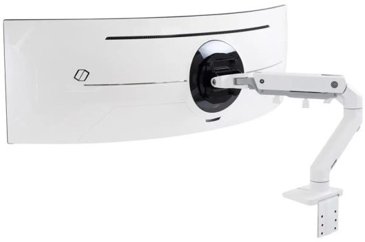 Ergotron 49" Ultra-Wide Curved HX Desk Monitor Arm With HD Pivot | 45-647-216