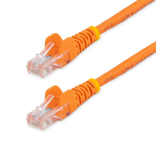 StarTech 1m Orange Cat5e Patch Cable with Snagless RJ45 Connectors - 45PAT1MOR