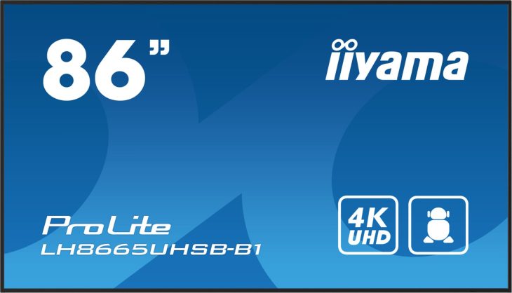 iiyama 86" LH8665UHSB-B1 Display