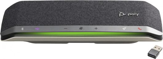 POLY Sync 40+ Microsoft Teams Certified USB-A USB-C Speakerphone +BT700 USB-A Adapter | 77P36AA