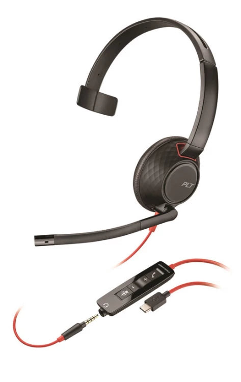 Poly Blackwire 5210 Wired Black Headset