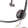 Poly 80S01AA Blackwire 3210 Wired Black Headset