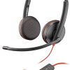 Poly Blackwire 3225 Wired Black Headset
