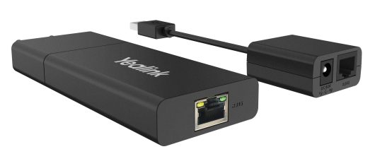 Yealink USB2CAT5E-EXT Network transmitter & receiver Black Network Extenders