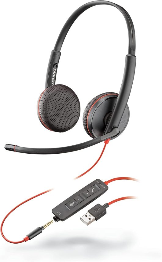 Poly Blackwire C3225 USB-C w/USBC/A Retail Headset