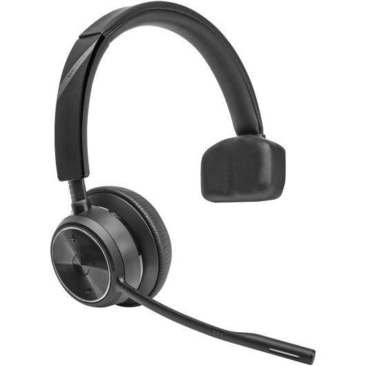 Poly Savi 7400 Office 7410 Wireless Helmet Mono Headset Black | 8L589AA#ABB