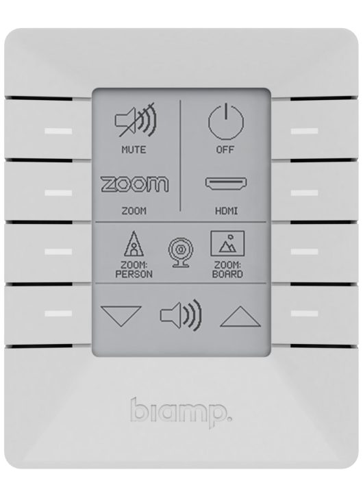 Biamp Impera Uniform 8U 8-Button E Ink Control Pad with Ethernet