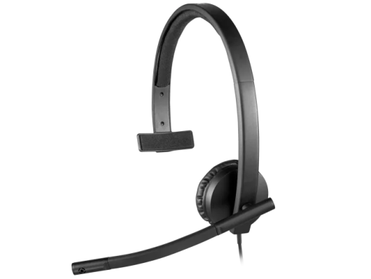Logitech USB Headset H570e Stereo Wired Black Headset