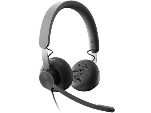 Logitech Zone Wired UC Wired Grey Headset