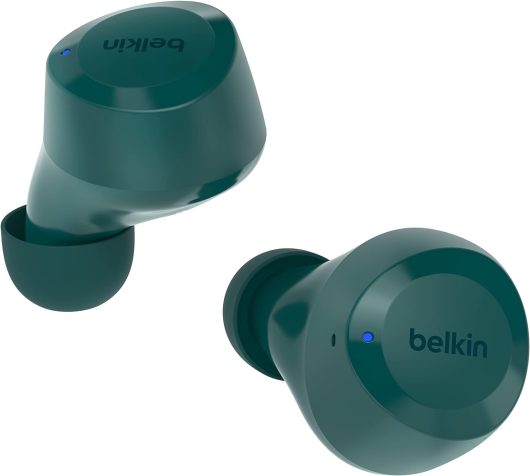 Belkin SoundForm Bolt Headset Wireless In-ear Calls/Music/Sport/Everyday Bluetooth Teal | AUC009BTTE