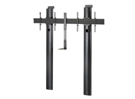 B-Tech BT8710 Premium Floor-To-Wall Twin Screen VC Stand - 2m