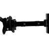 B-Tech 28" Single Arm Flat Screen Wall Mount With Tilt & Swivel | BT7512/PB