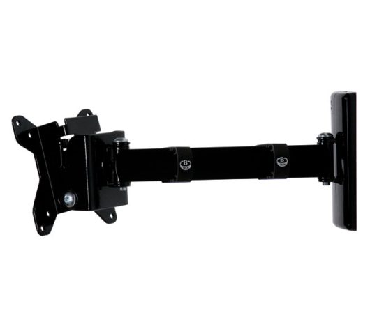 B-Tech 28" Single Arm Flat Screen Wall Mount With Tilt & Swivel | BT7512/PB