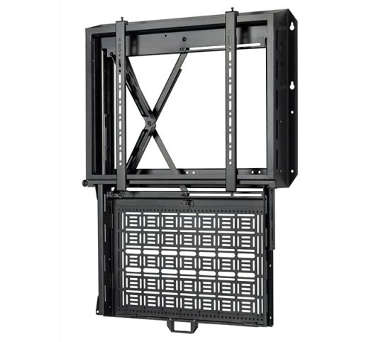 B-Tech BT7885 Flat Screen Wall Mount with Pull-Down AV Storage Tray