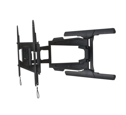 B-Tech 65" Ultra-Slim Double Arm Tilt & Swivel Wall Mount | BT8221/B