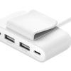 Belkin BoostCharge 4-Port USB Power Extender White | BUZ001BT2MWHB7