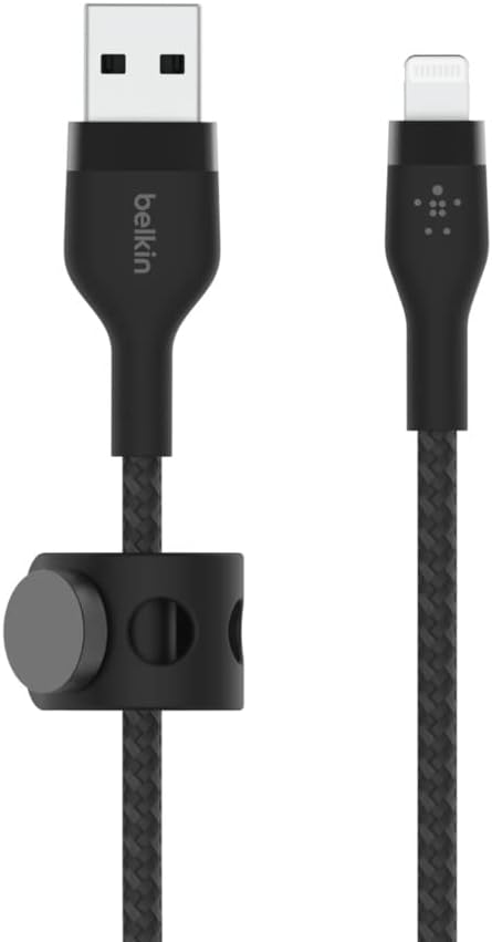 Belkin Silicone Lightning to USB-A Cable 30x More Durable | CAA010BT1MBK