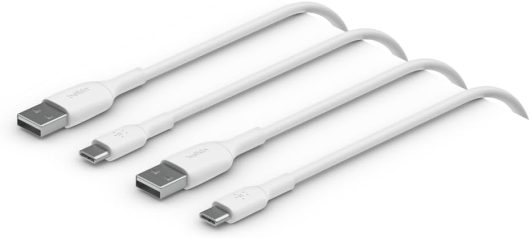 Belkin BoostCharge USB Cable 1 m USB 2.0 USB-A USB-C White | CAB001BT1MWH2PK
