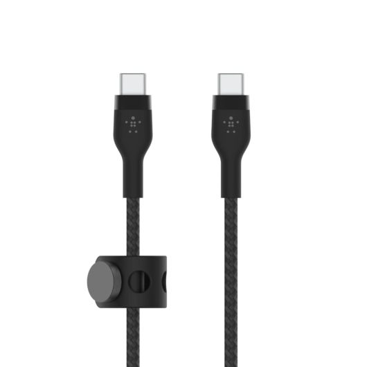 Belkin BoostCharge Pro-Flex Silicone USB-C to USB-C Cable 60W | CAB011BT1MBK