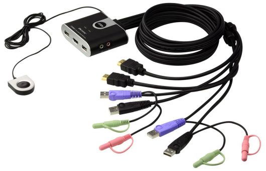 Aten 2-Port USB HDMI KVM Switch with Audio - CS692-AT