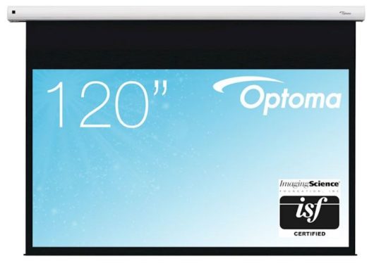 Optoma DE-9120EGA Electric Projector Screen - 16:9 Ratio 265.6 x 149.4cm
