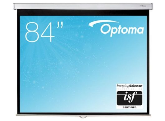 Optoma DS-3084PWC Manual Pull Down Screen - 4:3 Ratio 171 x 128cm