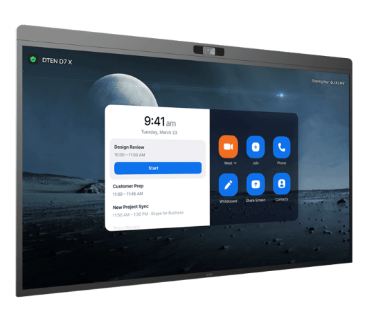 DTEN D7X 75" Windows Edition For Teams And Zoom