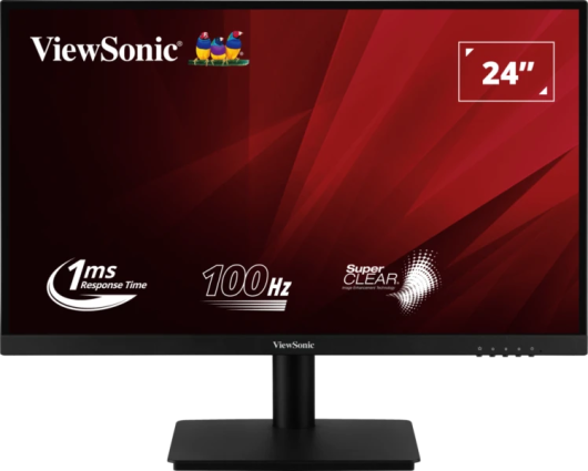 Viewsonic VA2406-H 24” Full HD 100 Hz Monitor with Fast 1ms Response Time