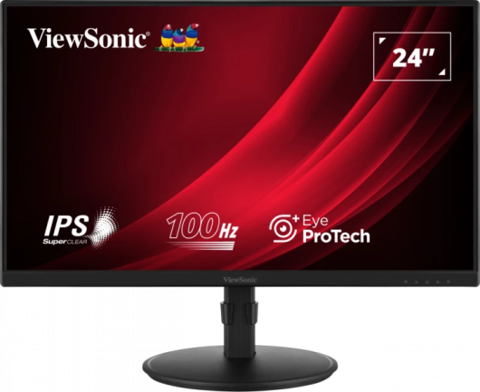 Viewsonic VG2408A 24” IPS Full HD Ergonomic Monitor with USB Hub