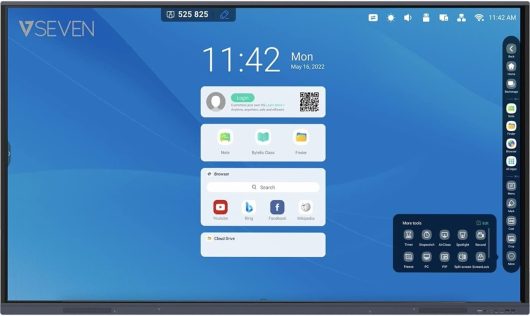 V7 75” 4K Ultra HD Education Interactive Touchscreen With Android 11 - IFP7501-V7HM