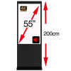Dahua LDV55-SAI400UM 55" 4K Ultra HD Android Floor-Standing Digital Signage Display