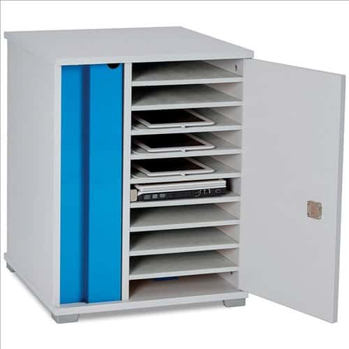 Lapcabby Universal Lyte Single 10 Station Charger Cabinet