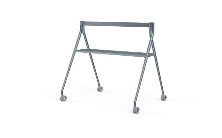 Yealink Meetingboard 65 Floor Stand With Tray/Shelf On Wheels