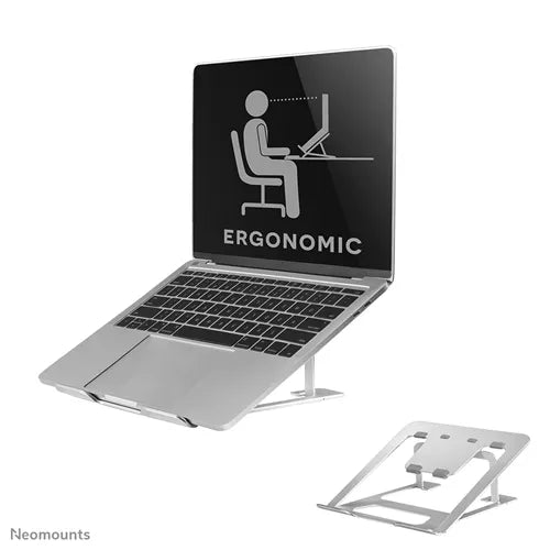 NeoMounts NSLS085SILVER Foldable Laptop Stand