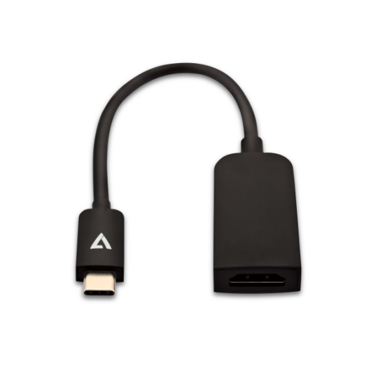 V7 USB-C Male to Slim HDMI 1.4 Female 4K UHD - V7UCHDMISL-1E