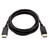 V7 DisplayPort 1.2 Cable 21.6 Gbps 4K UHD 3m/10ft Black - V7DP2DP-03M-BLK-1E