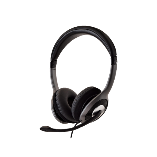 V7 Deluxe USB Stereo Headset with Microphone - HU521-2EP